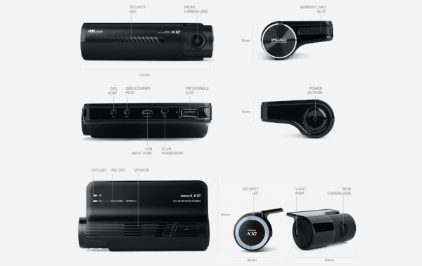 Iroad X10 Dual Dashcam 4