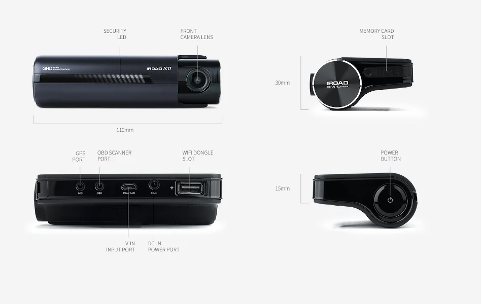 iroad x11 dual dashcam 1