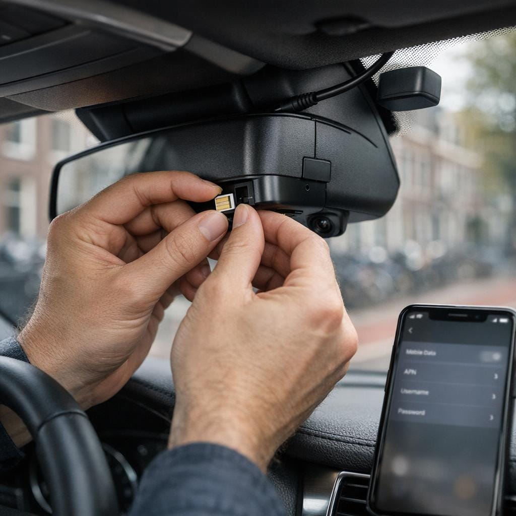APN instellen 4G dashcam Nederland