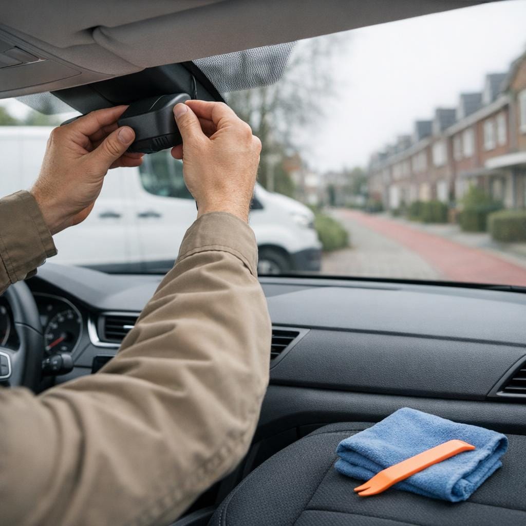 Dashcam inbouwen op locatie